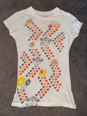 Vintage Girls Little Miss Sunshine Tee with Sequins